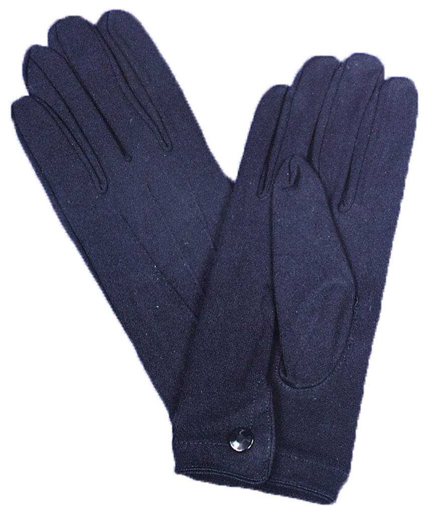 Gloves Nylon W Snap Mens Black