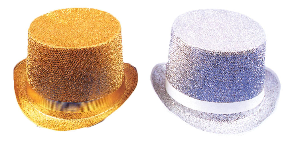 Top Hat Lame Silver