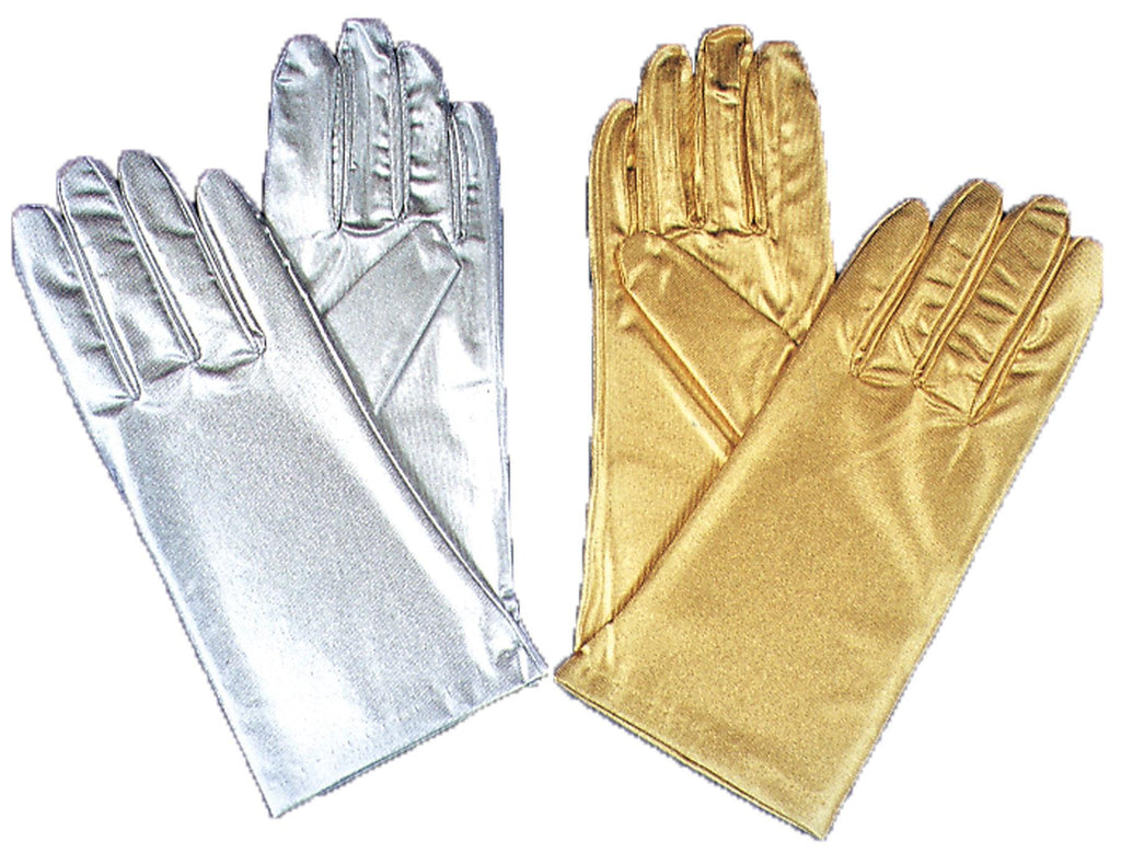 Gloves Reg Metallic Silver