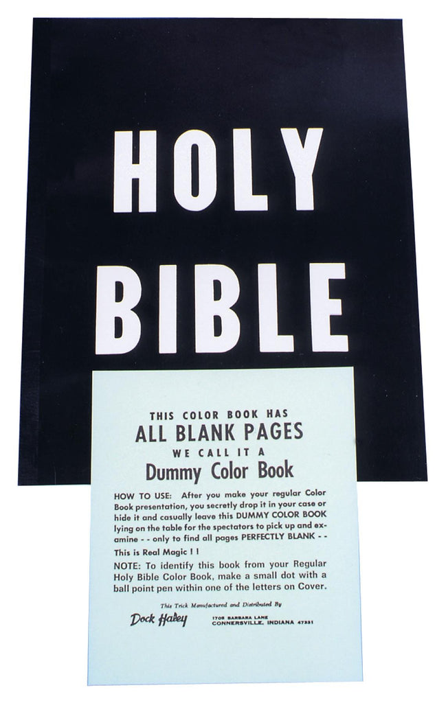 Holy Bible Color Book Dummy