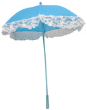 Parasol Nylon Ruffle Blue