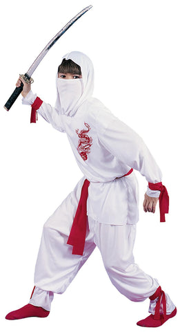 White Ninja Dlx Child Med