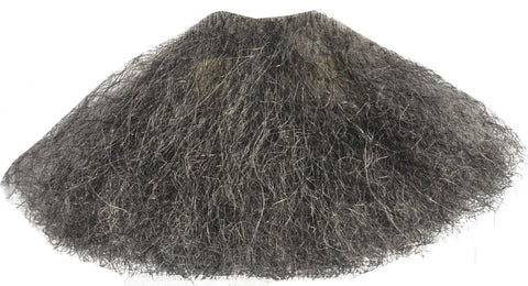 Goatee 1 Pt Grey Human Hair