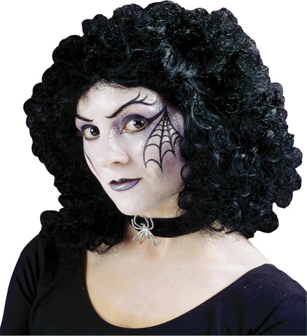 Wig Curly Party Black