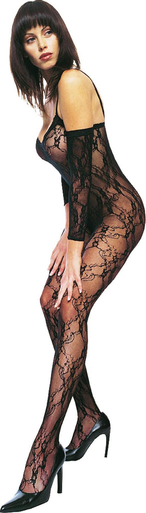 Bodystocking Stretch Lace Blac