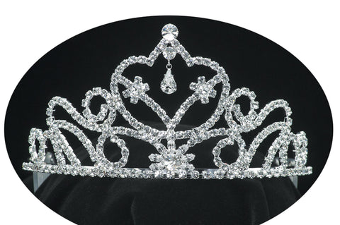 Tiara 3 In Rhinestone Silver