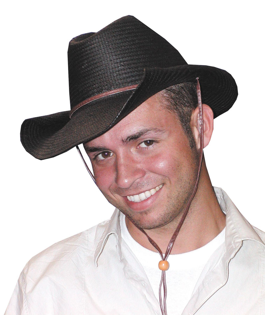 Cowboy Hat Rolled Black