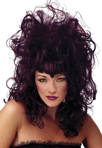 Wig Vampiress Blk Burgundy