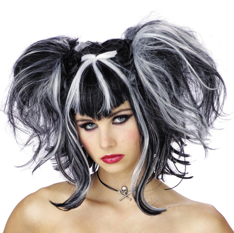 Wig Bad Fairy Black White