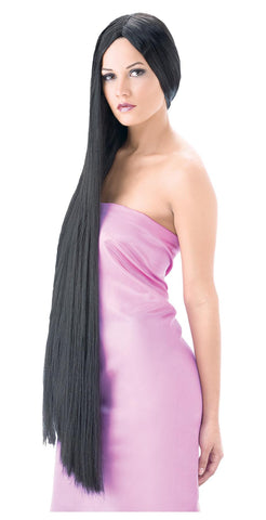 Witch Wig 43 Inch Black Super