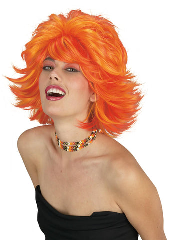 Choppy Wig Red Orange