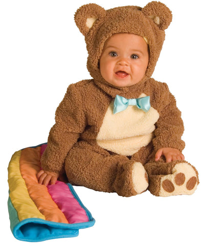 Oatmeal Bear W-rainbow Blankee