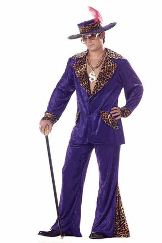 Pimp Adult Purple Medium He