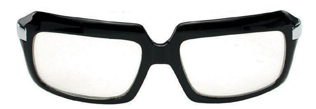 Glasses 80's Scratcher Blk Clr