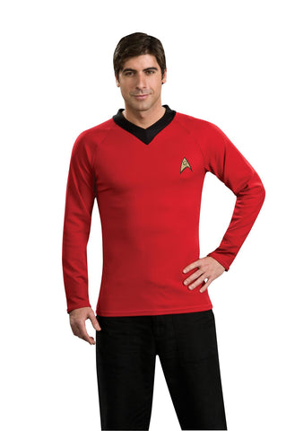 Star Trek Classic Red Shirt Lg