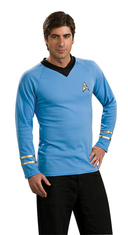 Star Trek Classic Blue Shrt Lg