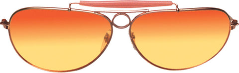 Glasses Aviators Gold Sunset