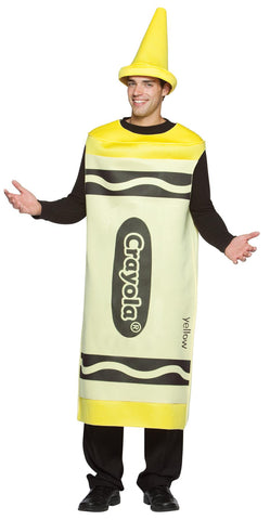 Crayola Costume Yellw Ad Lg-xl