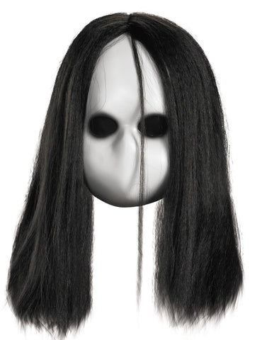 Blank Black Eyes Doll Mask