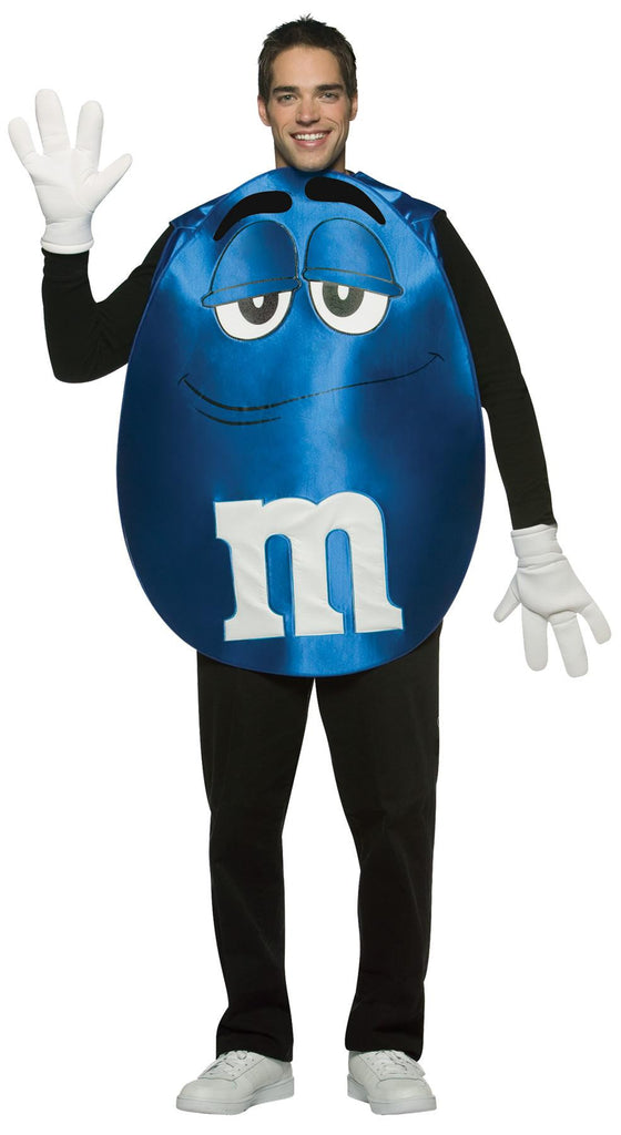 M&m's Blue Poncho Adult