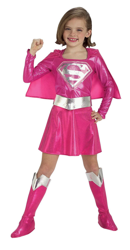 Supergirl Pink Child Medium