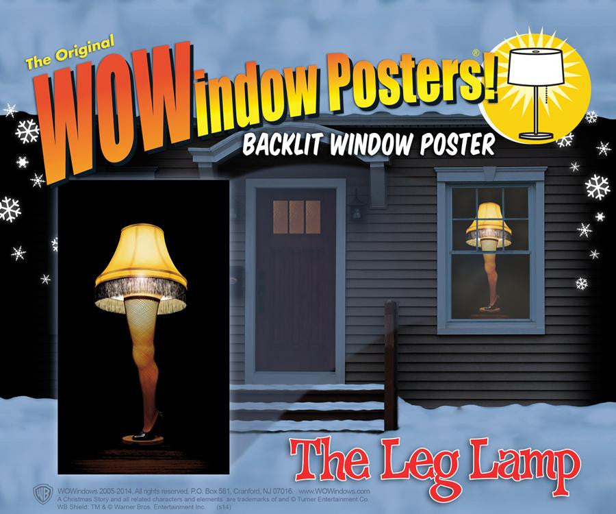 Leg Lamp Window Poster