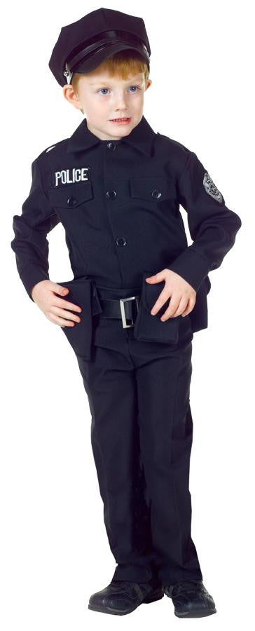 Police Man Set Lg Child 10-12