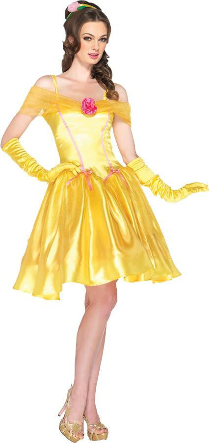 Princess Belle Adult Yellow Md