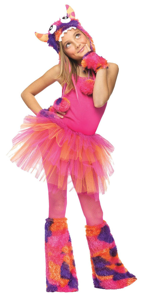 Glitter Tutu Child Pink Orange