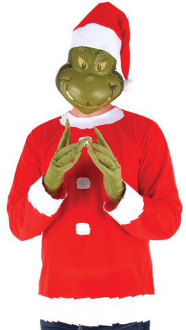 Grinch Costume Ad Lg Xl