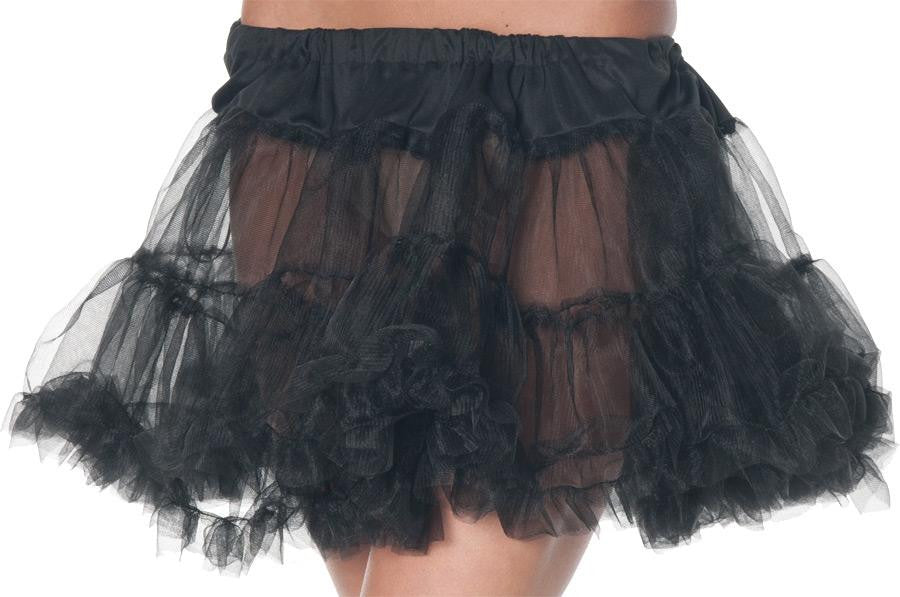 Petticoat Tutu Adult Black