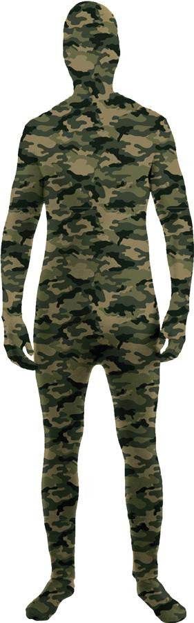 Skin Suit Camo Adult Std