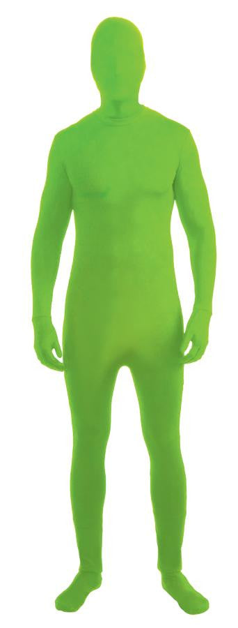 Skin Suit Neon Green Adult Std