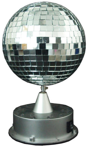 Mirror Ball With Led Base