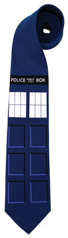 Doctor Who Tardis Necktie