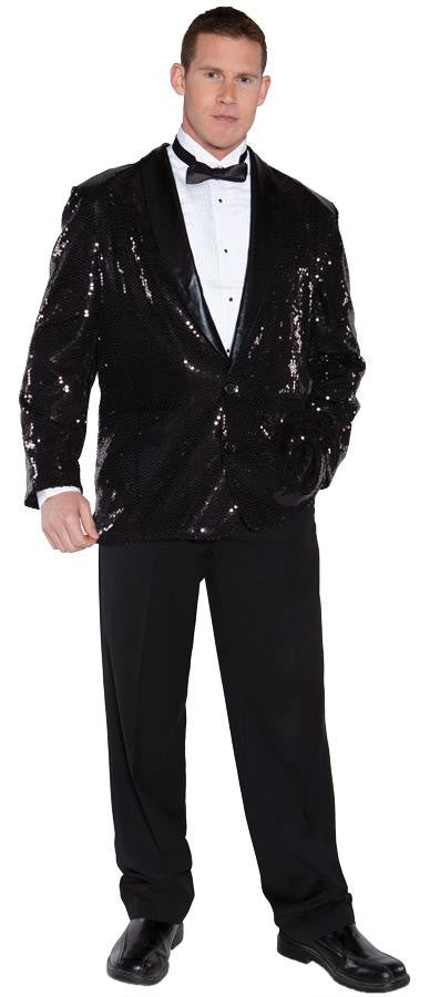 Sequin Jacket Black Adult One