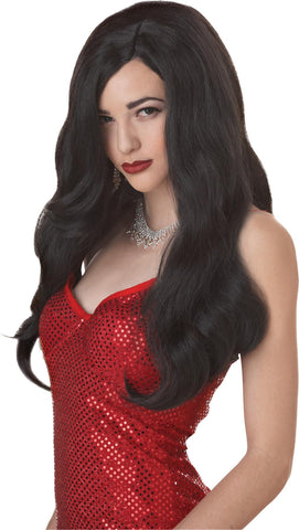 Silver Screen Sinsat Black Wig