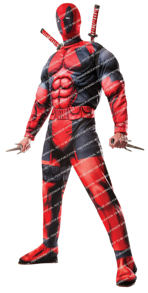 Deadpool Muscle Adult Xl