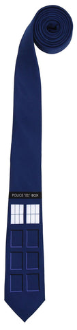 Doctor Who Tardis Skinny Tie