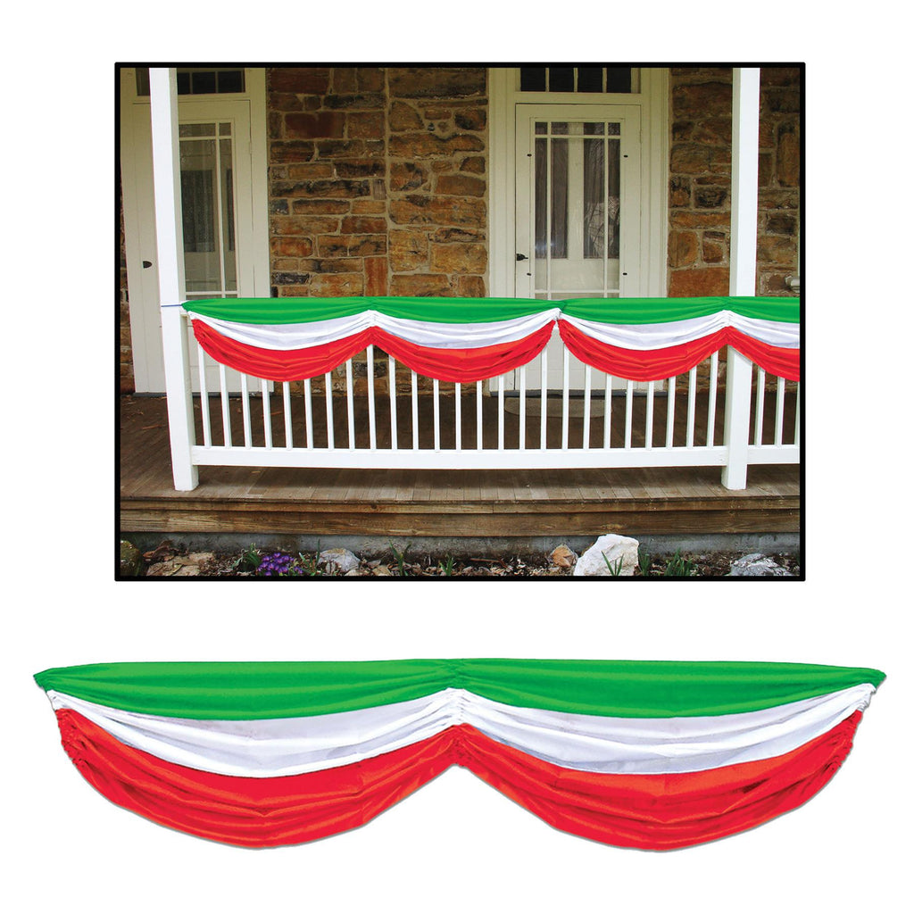 Red White Green Fabric Bunting