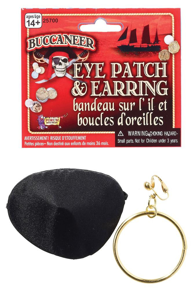 Pirate Patch And Earring