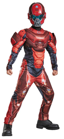 Red Spartan Muscle Child 10-12