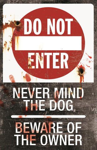 Metal Sign-do Not Enter