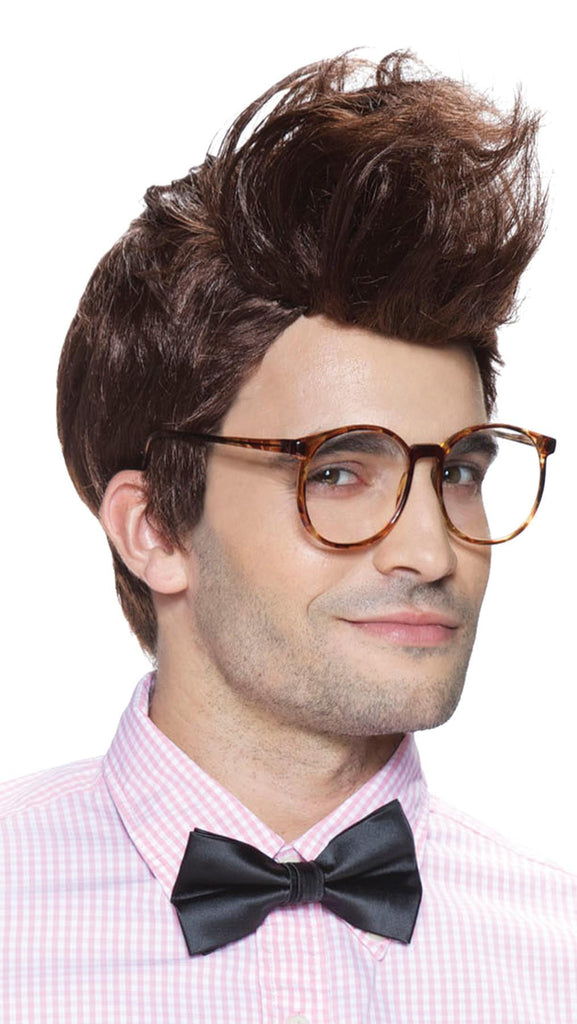 Mens Wigs  Hipster Brown