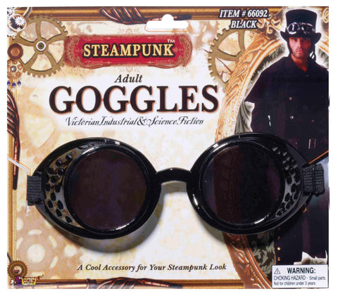 Steampunk Black Goggles