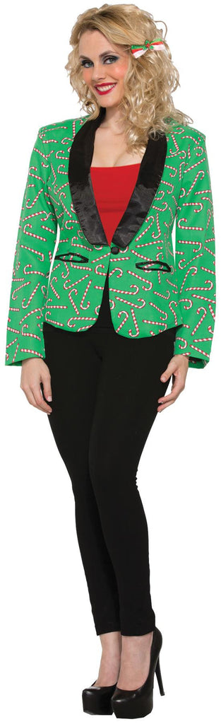 Candy Cane Blazer Adult Medium