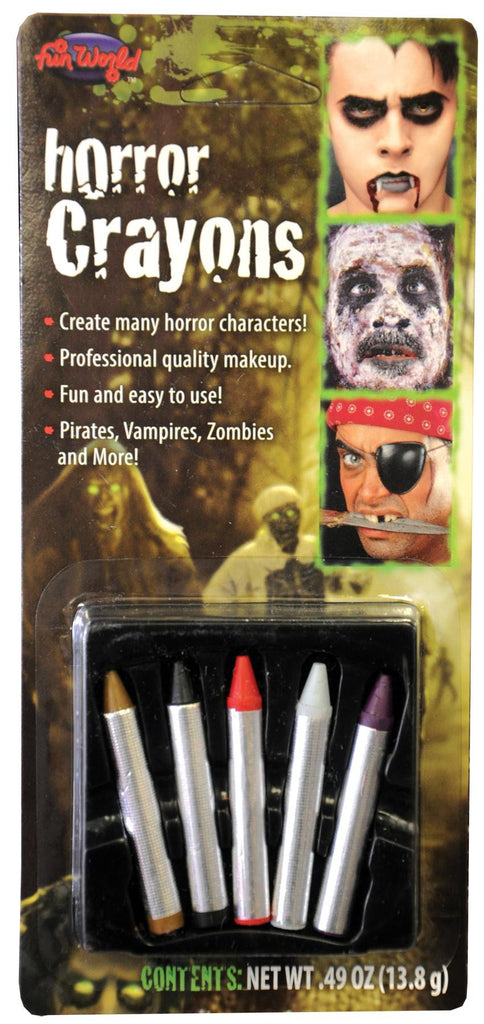 Makeup Crayons Horror Colors