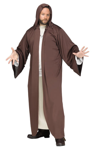 Hooded Robe Brown Ad Os