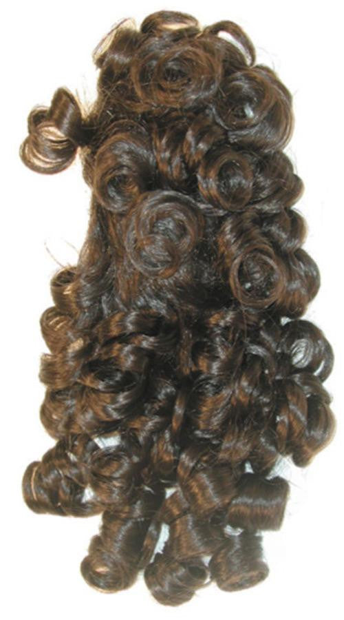 Curly Banana Clip Dark Auburn