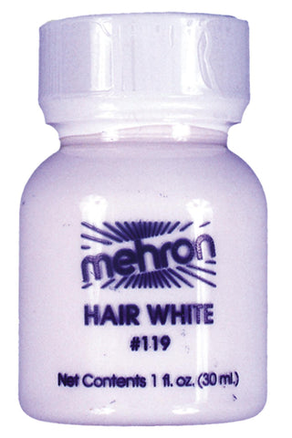 Hair White 1 Oz Plstc Botl